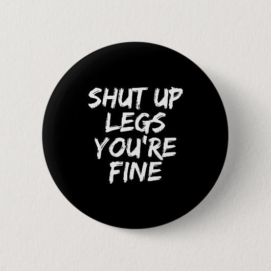 Jij Bent Prima Grappig Lopend Ronde Button 5,7 Cm (Voorkant)