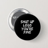 Jij Bent Prima Grappig Lopend Ronde Button 5,7 Cm (Voorkant /achterkant)