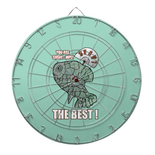Jij Bent Siuuu...mply De Beste Dartbord (Voorkant)