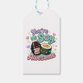 Jij bent Soy Geweldig – Mooie Kawaii Sushi & Sojas Cadeaulabel