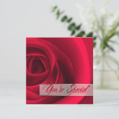 Jij bent speciaal. Red Rose Valentijnsdag Kaart (Staand voorkant)