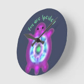 Jij Bent Speshell Persoonlijke Geschenk Schildpad Ronde Klok (Hoek)