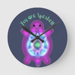 Jij Bent Speshell Persoonlijke Geschenk Schildpad Ronde Klok