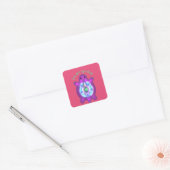 Jij Bent Speshell Schildpad Persoonlijk Geschenk Vierkante Sticker (Envelop)