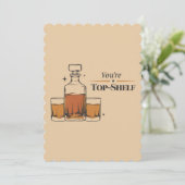 Jij bent top funny, oude, klassieke papa-verjaarda feestdagenkaart (Staand voorkant)