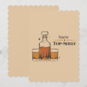 Jij bent top funny, oude, klassieke papa-verjaarda feestdagenkaart (Voorkant / Achterkant)