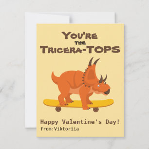 Jij bent Tricera Tops School Dino Valentijnsdag Feestdagenkaart