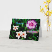 "Jij bent uniek!" verjaardagskaart Kaart (Gele Bloem)