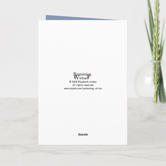 Jij bent van mij Doopkaart voor volwassenen Kaart (Achterkant)