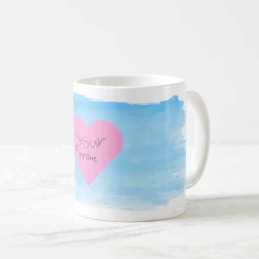 "Jij bent van mij" het kleinste deel Koffiemok (Voorkant rechts)