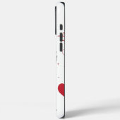 Jij Bent Van Mij Minimalistische Hart Lijnkunst Case-Mate iPhone Case (Achterkant / Links)