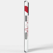 Jij Bent Van Mij Minimalistische Hart Lijnkunst Case-Mate iPhone Case (Achterkant / Rechts)
