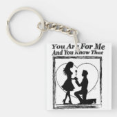 Jij bent voor mij sleutelhanger (voorkant)