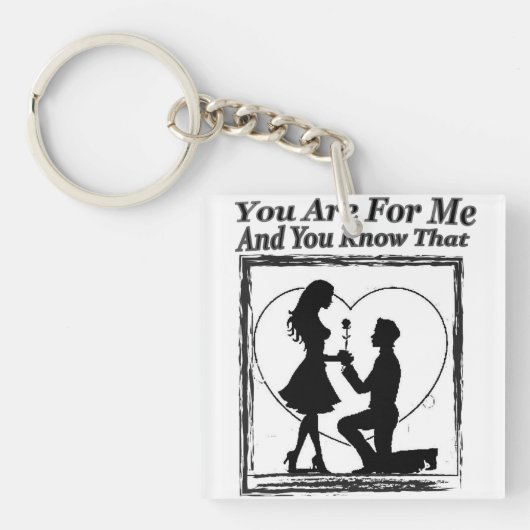 Jij bent voor mij sleutelhanger (voorkant)