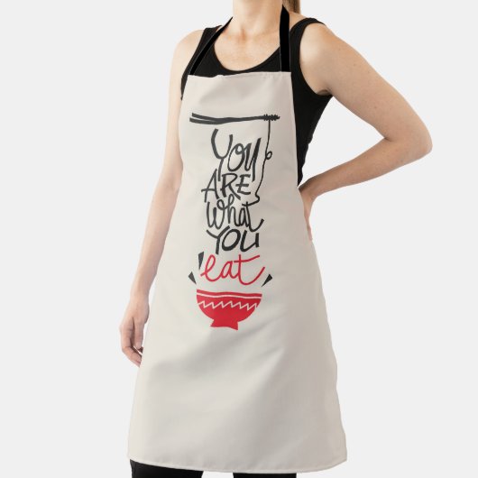 Jij bent wat je eet schort (Insitu)