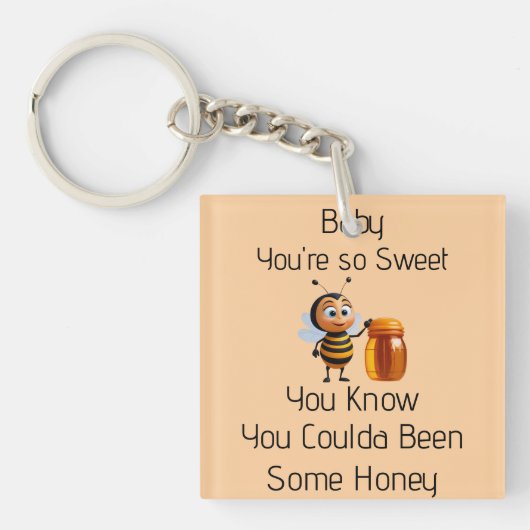 Jij Bent Zo Schattig Sleutelhanger (voorkant)