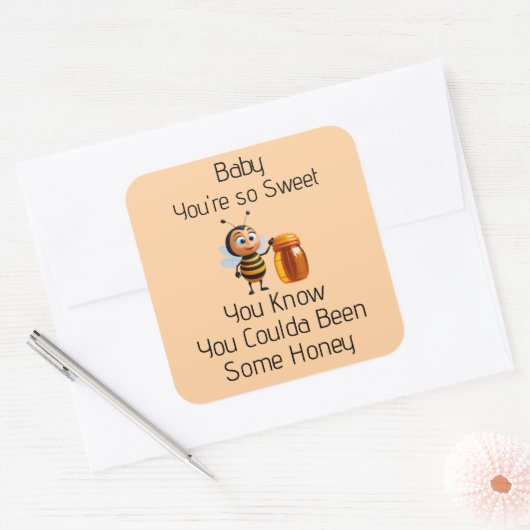 Jij Bent Zo Schattig Sticker (Envelop)