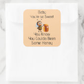 Jij Bent Zo Schattig Sticker (Tas)
