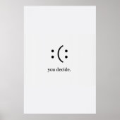 Jij beslist om te lachen poster (Voorkant)