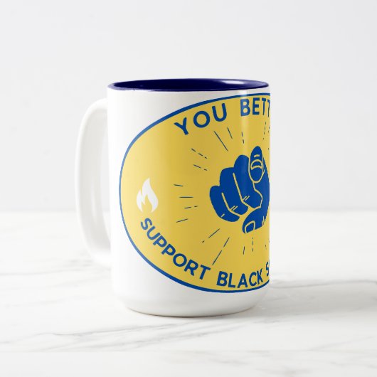 Jij betere Mok (Voorkant links)