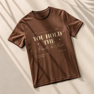 JIJ BEZIT DE KRACHT OM TE RIJZEN Savage Motivati T-shirt