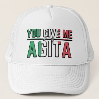 jij bezorgt me agita trucker pet