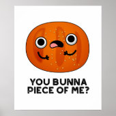 Jij bundelstuk van me Funny Bun Pun Poster (Voorkant)