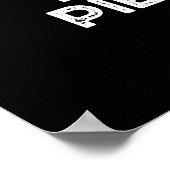 Jij bunna Piece of Me Funny Bun Pun Dark BG Poster (Hoek)