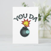 Jij Da Glitter Bomb Bedankkaart (Staand voorkant)