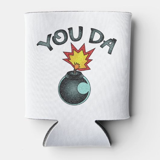 Jij Da Glitter Bomb Blikjeskoeler (Voorkant)