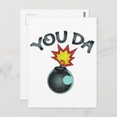 Jij Da Glitter Bomb Briefkaart (Voorkant / Achterkant)