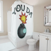 Jij Da Glitter Bomb Douchegordijn (In situ)