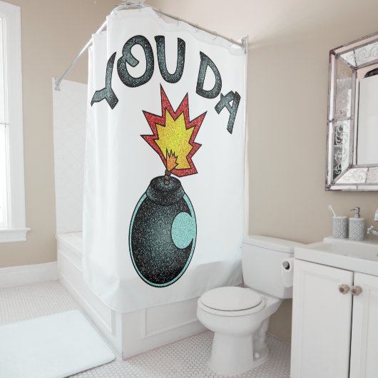 Jij Da Glitter Bomb Douchegordijn (In situ)