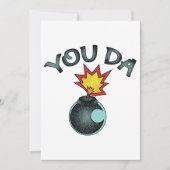 Jij Da Glitter Bomb Feestdagenkaart (Voorkant)