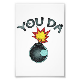 Jij Da Glitter Bomb Foto Afdruk