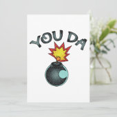 Jij Da Glitter Bomb Kaart (Staand voorkant)