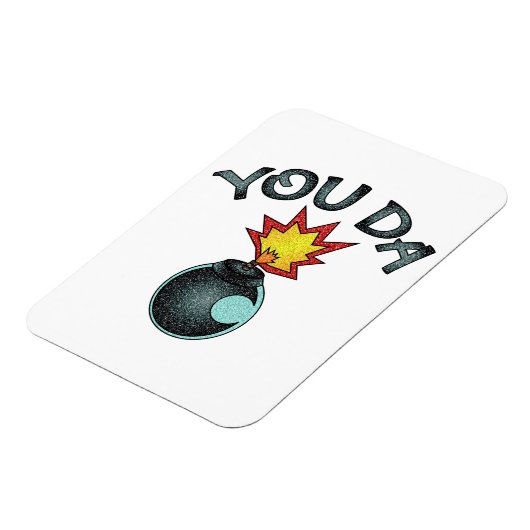 Jij Da Glitter Bomb Magneet (Linkerzijde)