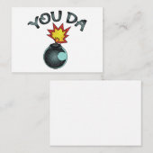 Jij Da Glitter Bomb Notitiekaartje (Voorkant / Achterkant)