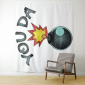 Jij Da Glitter Bomb Wandkleed (In situ)