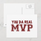 Jij Da Real MVP Briefkaart (Voorkant / Achterkant)