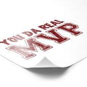 Jij Da Real MVP Foto Afdruk (Hoek)