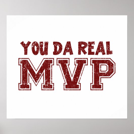 Jij Da Real MVP Poster (Voorkant)