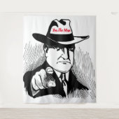 Jij de Man Tapestry Wandkleed (Voorkant)