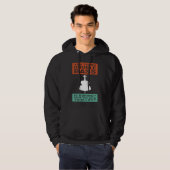 jij denkt dat de contrabas saai is contrabassen hoodie (Voorkant volledig)