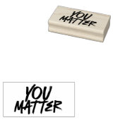 Jij doet er toe 2 rubberstempel (Gestempeld)