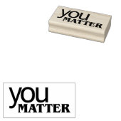 Jij doet er toe 7 rubberstempel (Gestempeld)