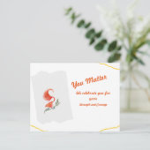 Jij doet er toe Briefkaart (Staand voorkant)