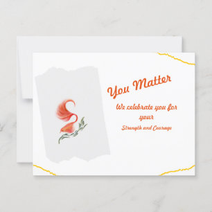 Jij doet er toe Briefkaart
