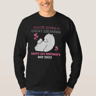 Jij doet het echt super mama – Gefeliciteerd met j T-shirt