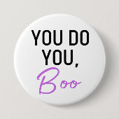 Jij doet je, Boo-knop Ronde Button 7,6 Cm (Voorkant)